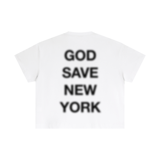 0004 Lost Keys Tee - White - Heavyweight Cotton Boxy T-Shirt
