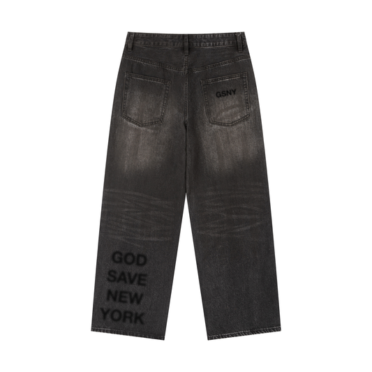2001 Vintage Wash Heavyweight Denim Jeans